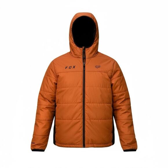 Fox Racing Ridgeway Jacket Burnt Orange Mens XL Full Zip Hooded Coat Cordura - Picture 3 of 16